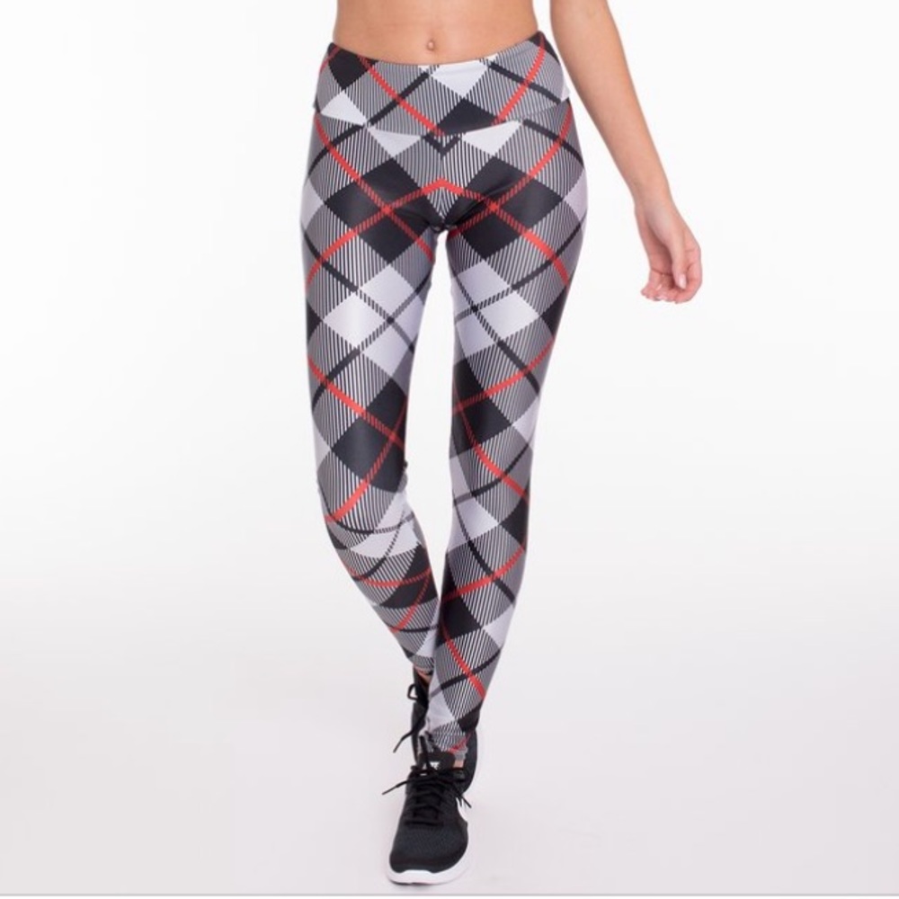 Goldsheep Yuletide Plaid Leggings